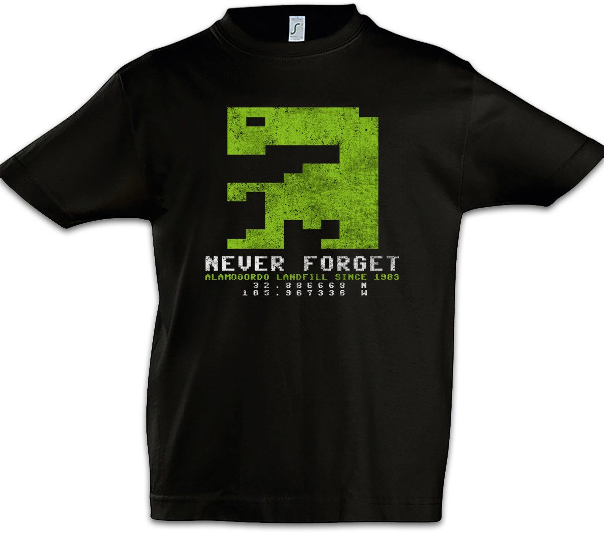 Print-Shirt Never Forget Sprite Kinder T-Shirt Außerirdischer Extra Terrestrial ET