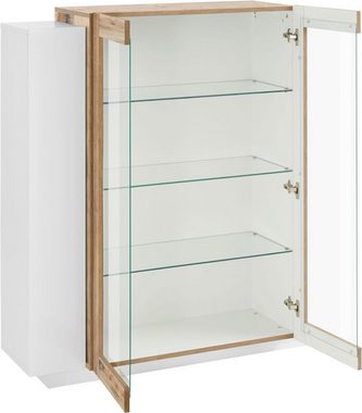 INOSIGN Vitrine Coro, Vitrine, Glasvitrine, Vitrinenschrank, Stauraumvitrine Höhe 126 cm