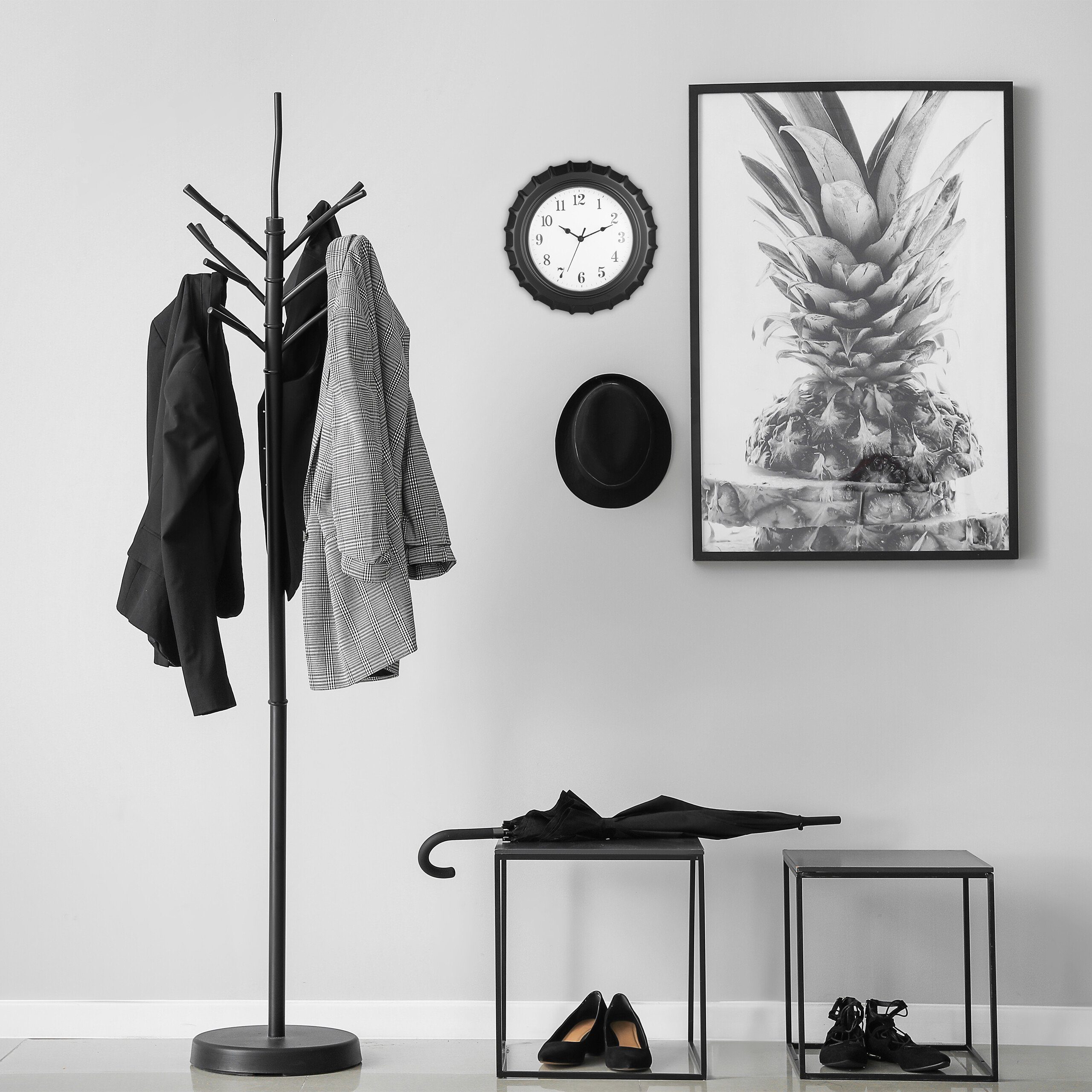 relaxdays Wanduhr Kronkorke günstig online kaufen
