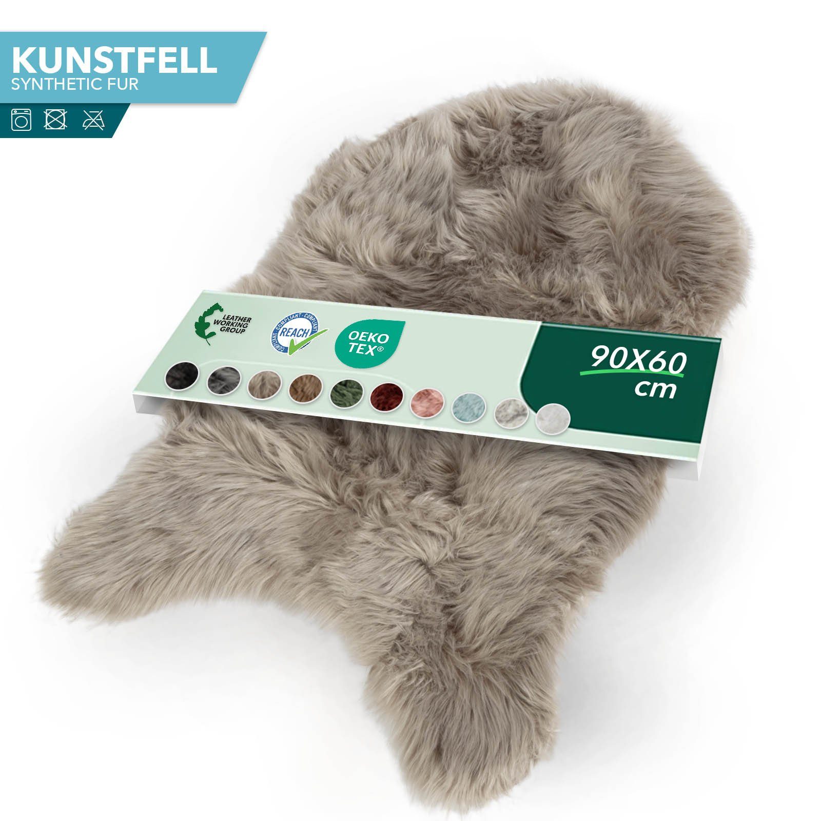 Karat Fellteppich Kunstfell Nelly, Kuschelig