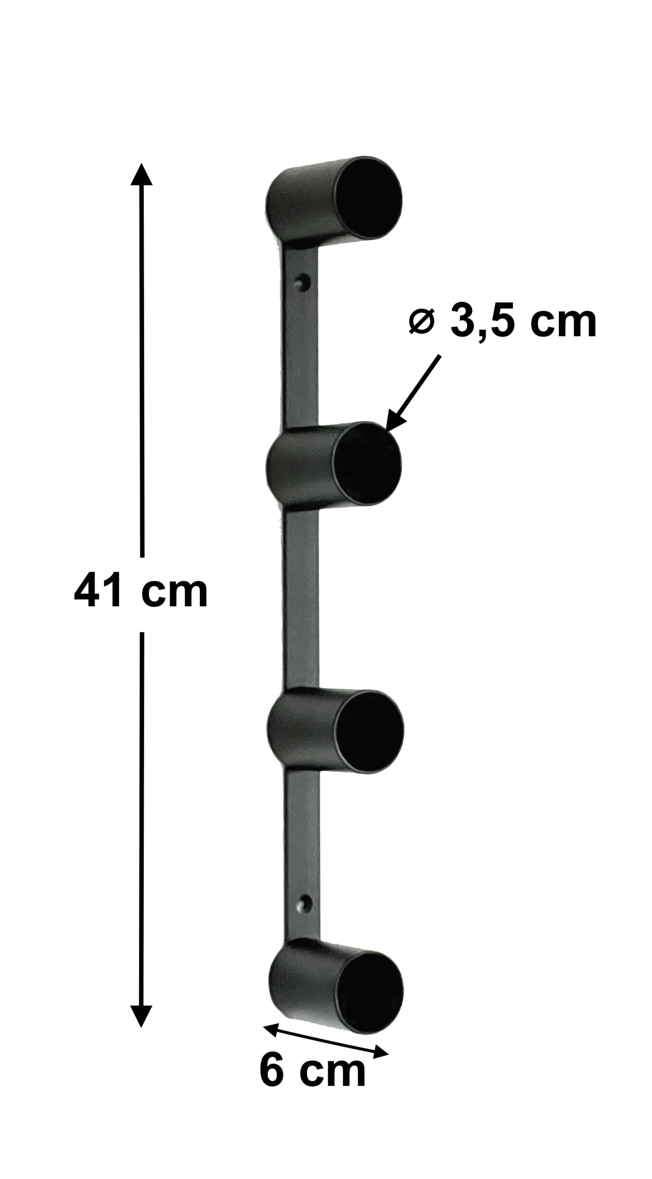 DanDiBo Toilettenpapierhalter Schwarz Wand Metall 4 Halter Unsichtbar Klopa günstig online kaufen