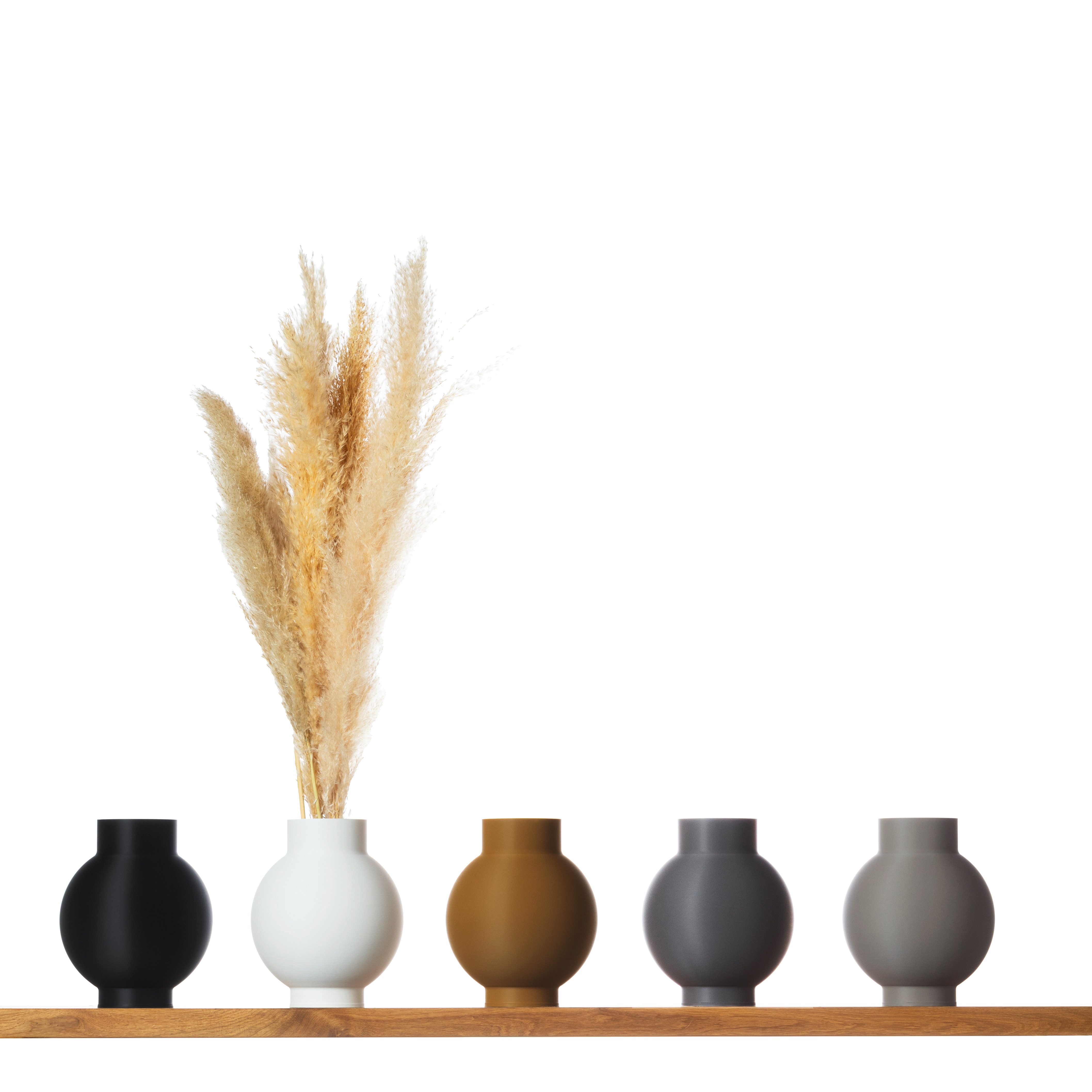 3D Vase Dekovase Almina 20cm Nachhaltige Deko Vase Pampasgras Trockenblumen günstig online kaufen