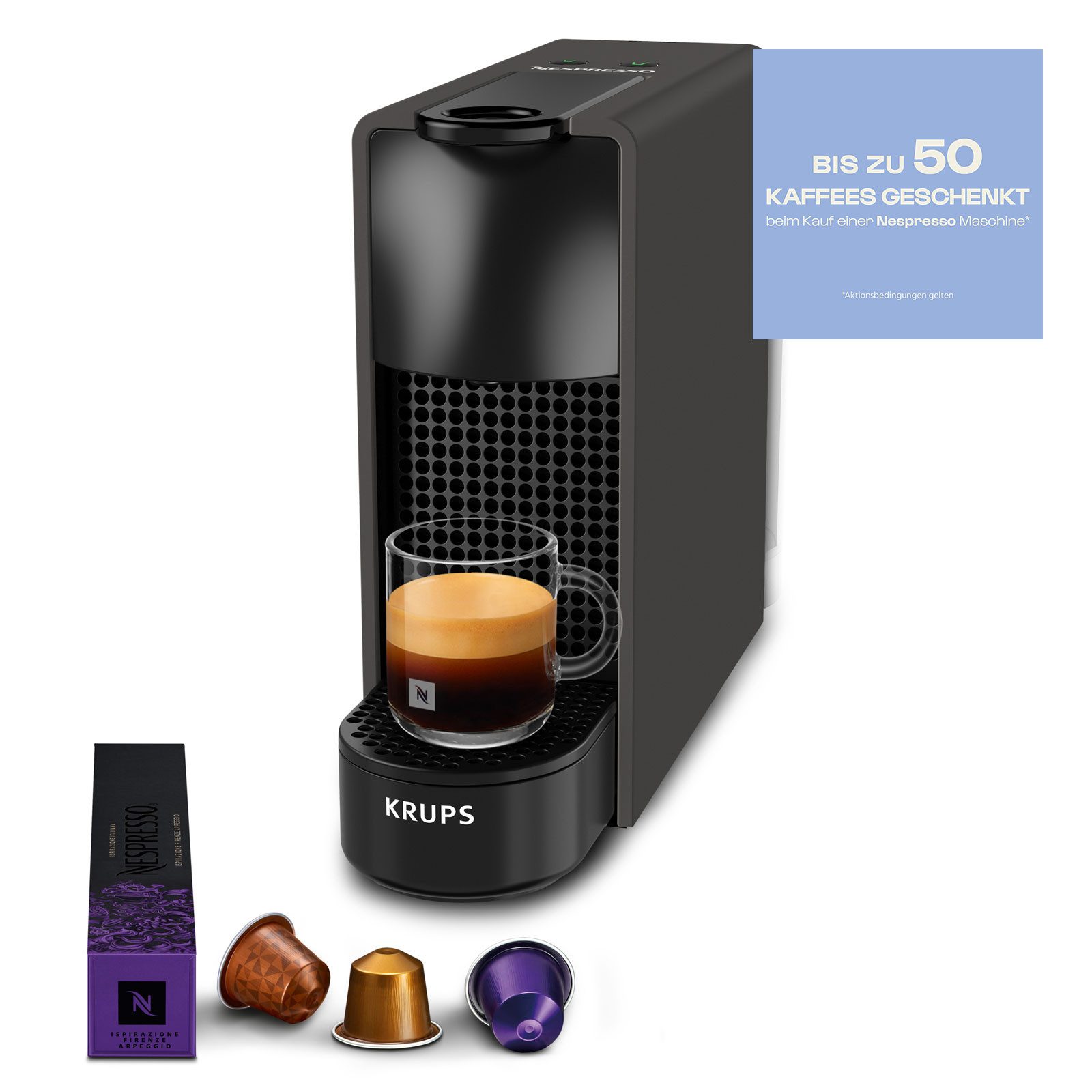 Krups Kapselmaschine XN110NF0.25, Alle von Nespresso gesammelten Aluminiumkapseln werden recycelt.