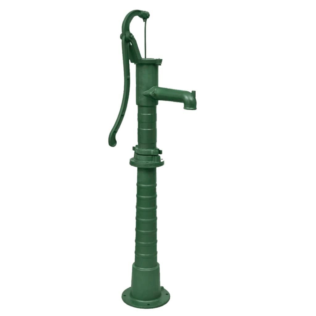 vidaXL Gartenpumpe Handschwengelpumpe mit Ständer Gusseisen