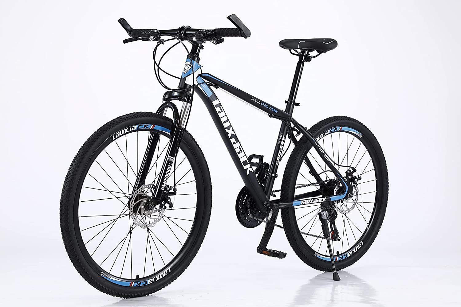 26 Zoll Mountainbike blau 21 Mountainbike, Fahrrad & 28 Kettenschaltung Scheibenbremse, Gang, Lauxjack Lauxjack