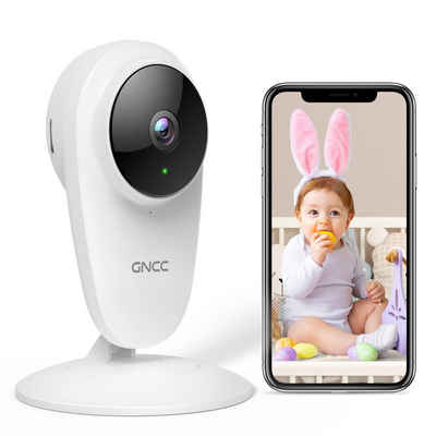 GNCC Babyphone mit Kamera, WLAN Überwachungskamera Innen mit APP 2.4G, 1-tlg., für Babys/ältere Menschen/Haustiere