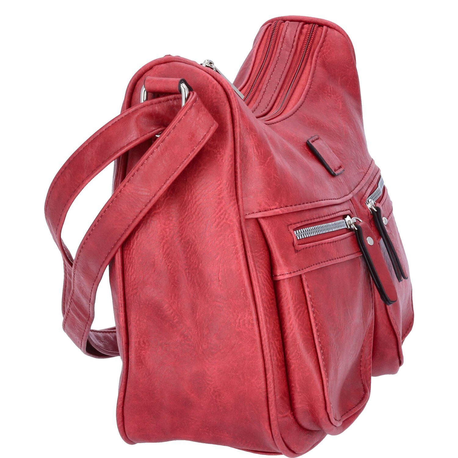 Antonio Umhängetasche Antonio Damen Handtasche rot günstig online kaufen