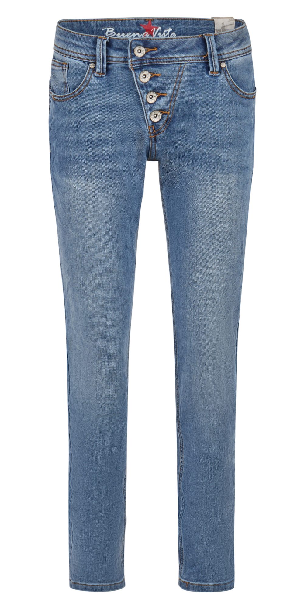 Stretch-Jeans BUENA VISTA MALIBU CROPPED midstone 888 B5826 355.6658 - Stretch Denim