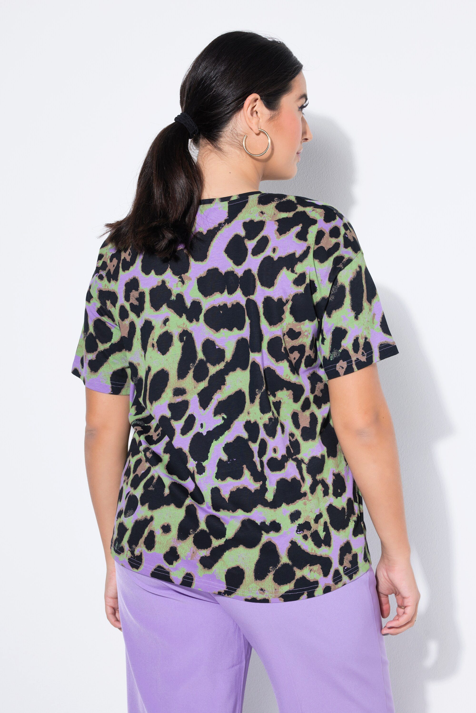 Studio Untold T-Shirt T-Shirt Color-Leo Halbarm günstig online kaufen