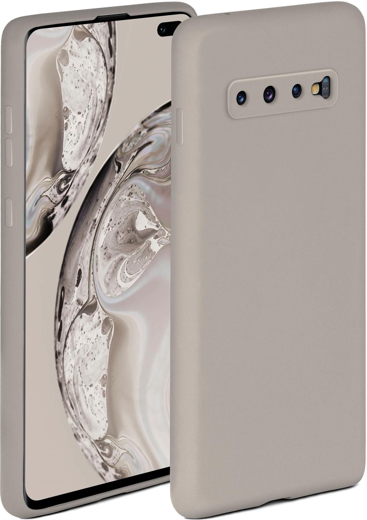 ONEFLOW Handyhülle ONEFLOW® Soft Case für Samsung Galaxy S10 Plus, Hülle aus Silikon, Back Cover mit Kameraschutz, weiche Silikonhülle