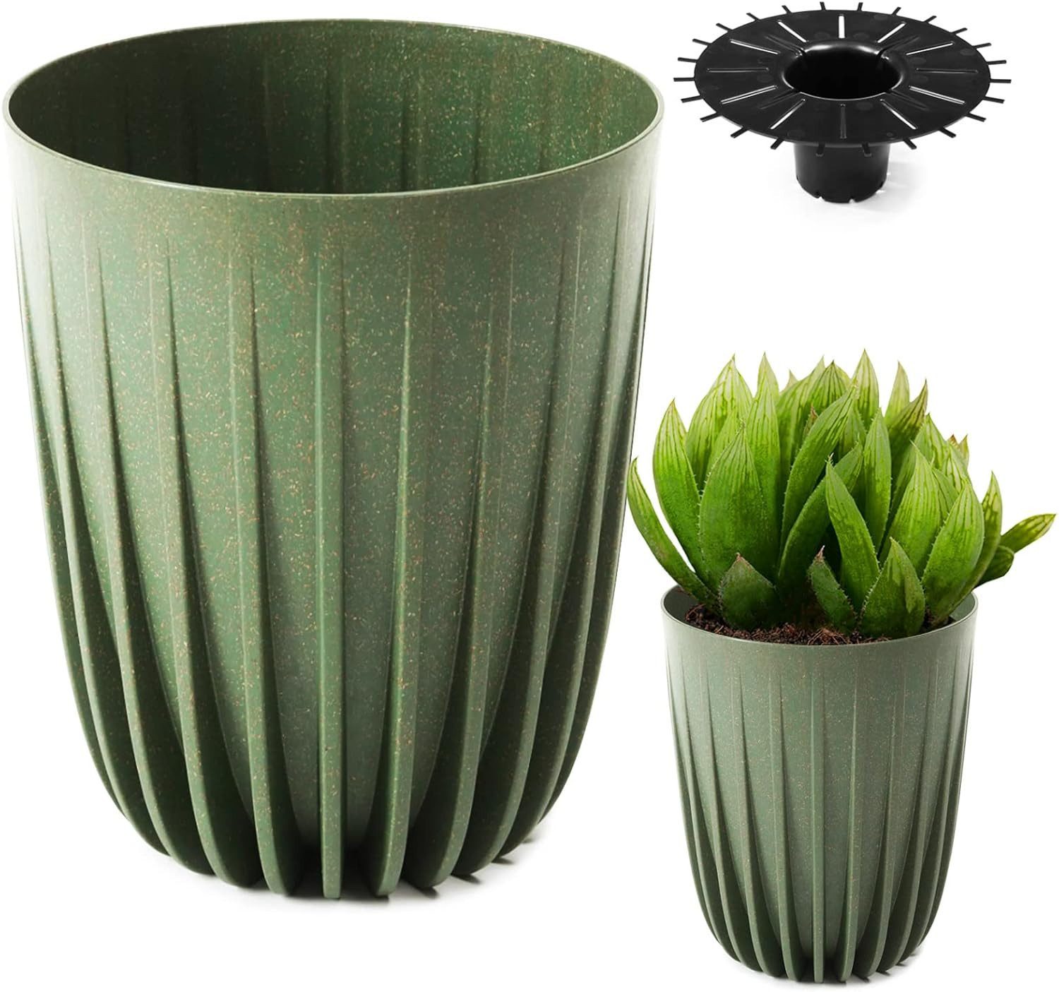 KONZEPT Blumentopf Hoher Blumentopf, Pflanzkübel Groß für Außen, Balkon, Üb günstig online kaufen