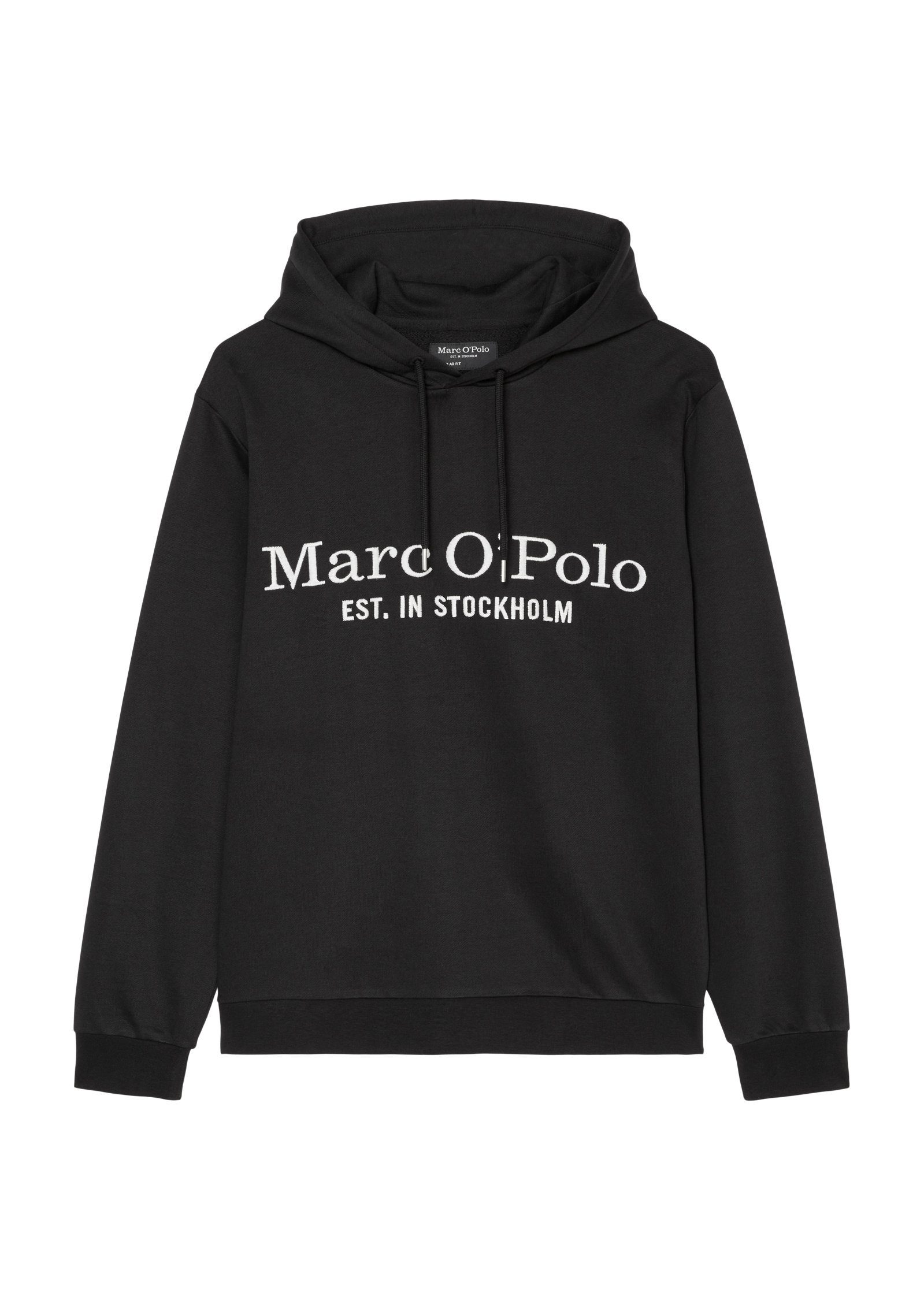 Bio-Baumwolle hochwertiger Marc O'Polo schwarz aus Sweatshirt