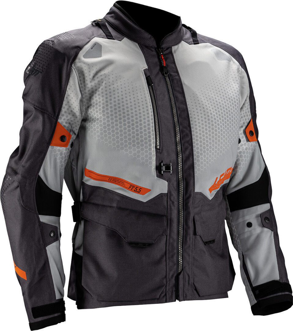 Leatt Motorradjacke ADV Flowtour 5.5 wasserdichte Motorrad Textiljacke wasserdicht