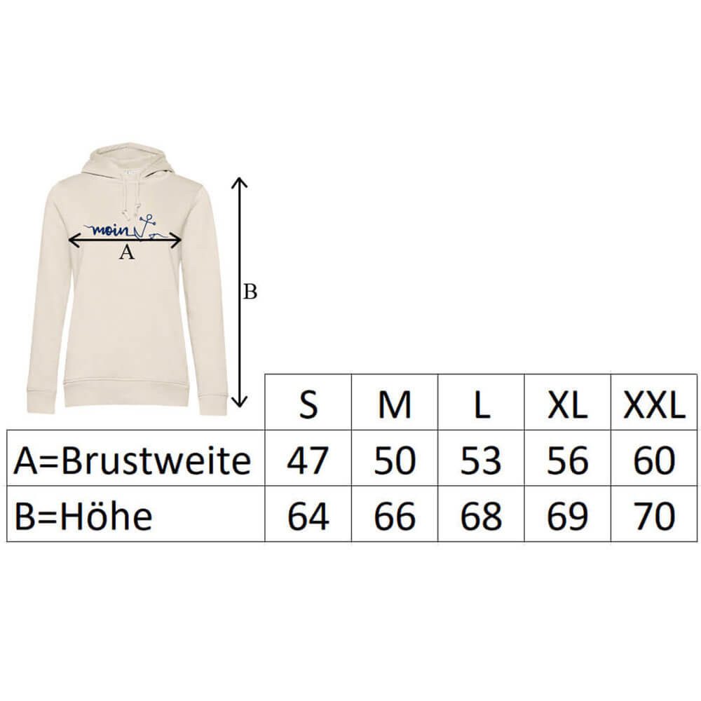 tomBrook Kapuzenpullover Damen Hoodie Moin-Anker-Print - Weicher Pullover m günstig online kaufen