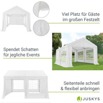 Juskys Partyzelt Gala 3x4 m, groß, stabil und standfest mit einfachem Klick-System
