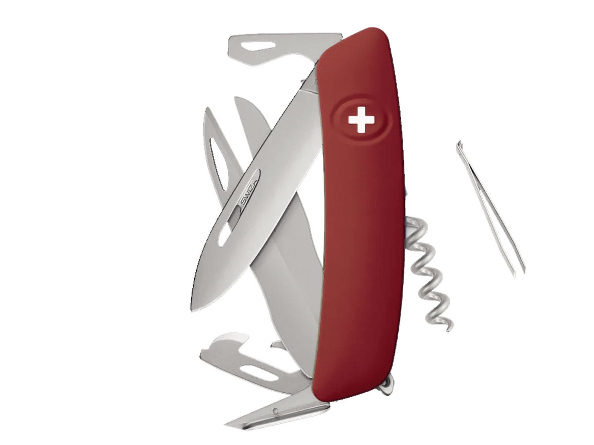 SWIZA Taschenmesser Swiza D07R AM Schere Rot KNR.0116.1900