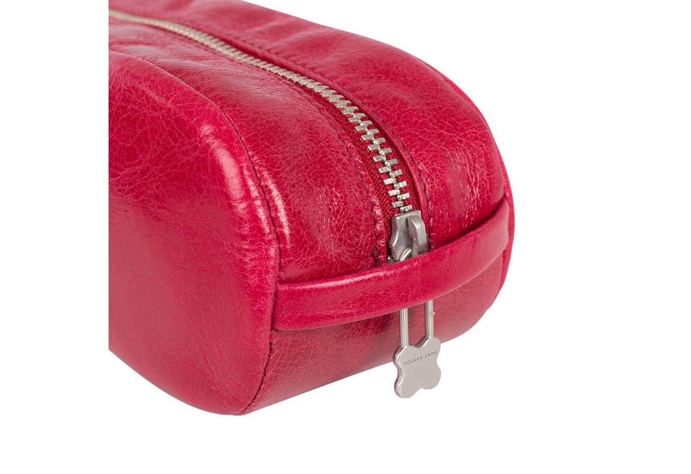 Thumbnail - VOLKER LANG Federmäppchen MAKE UP POUCH, PP3 - Oberfläche: Vintage - Farbe: vin-red
