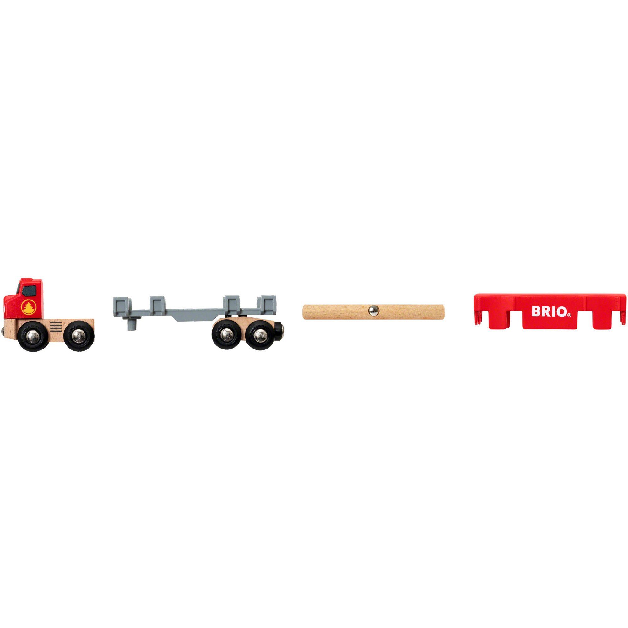 BRIO® Spielzeug-LKW BRIO World World Holztransporter mit Magnetladung günstig online kaufen