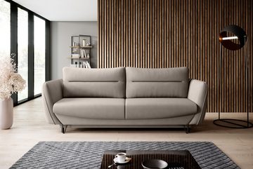 MOEBLO Sofa SALTELLA, Couch Polstermöbel Sitzmöbel Wohnzimmermöbel 3-Sitzer-Sofa Stoffsofa, mit Relaxfunktion, (BxHxT):236x90x95cm