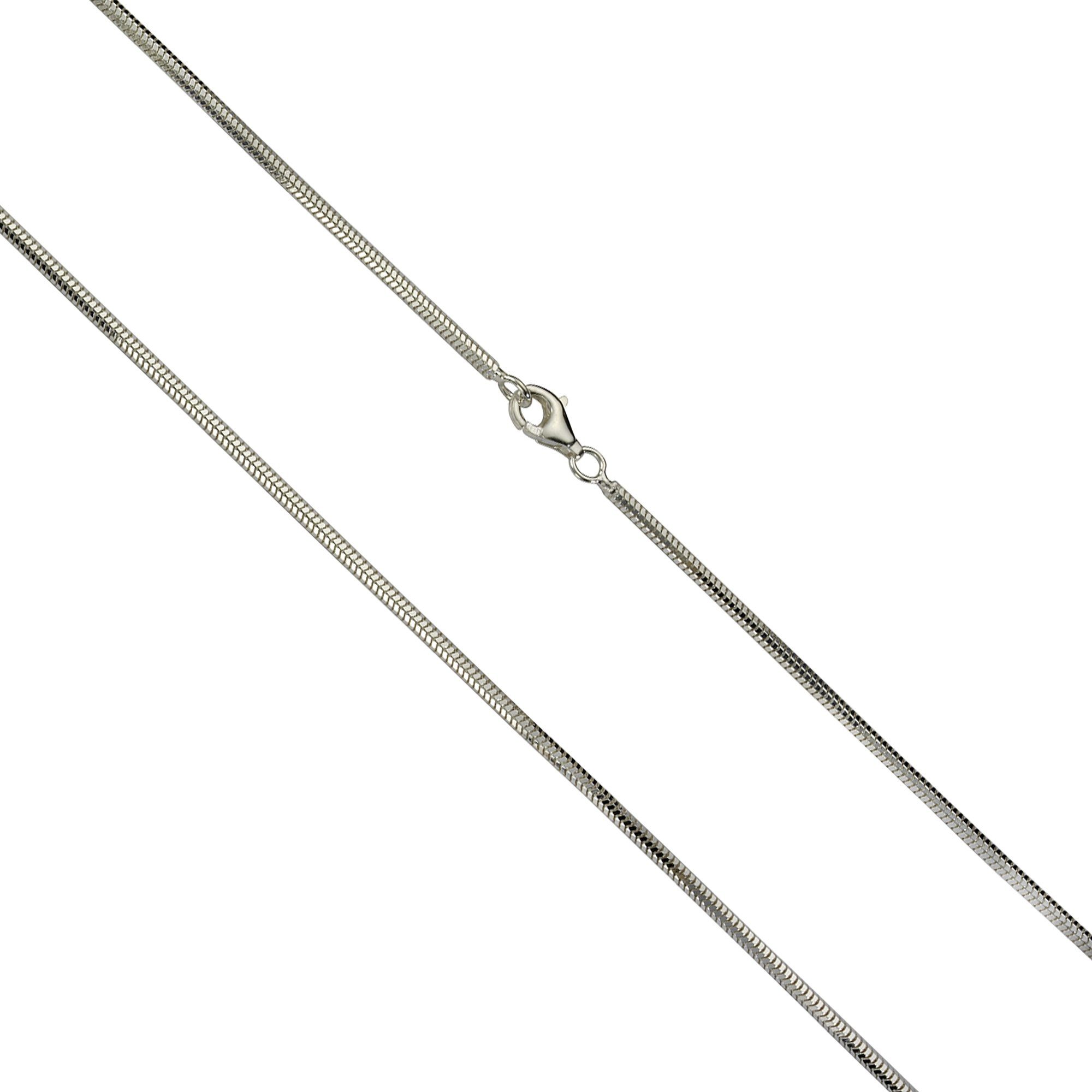 Vivance Collierkettchen 925/- Silber Schlangenkette diamantiert, Schöne  Schlangenkette aus 925/- Sterling Silber