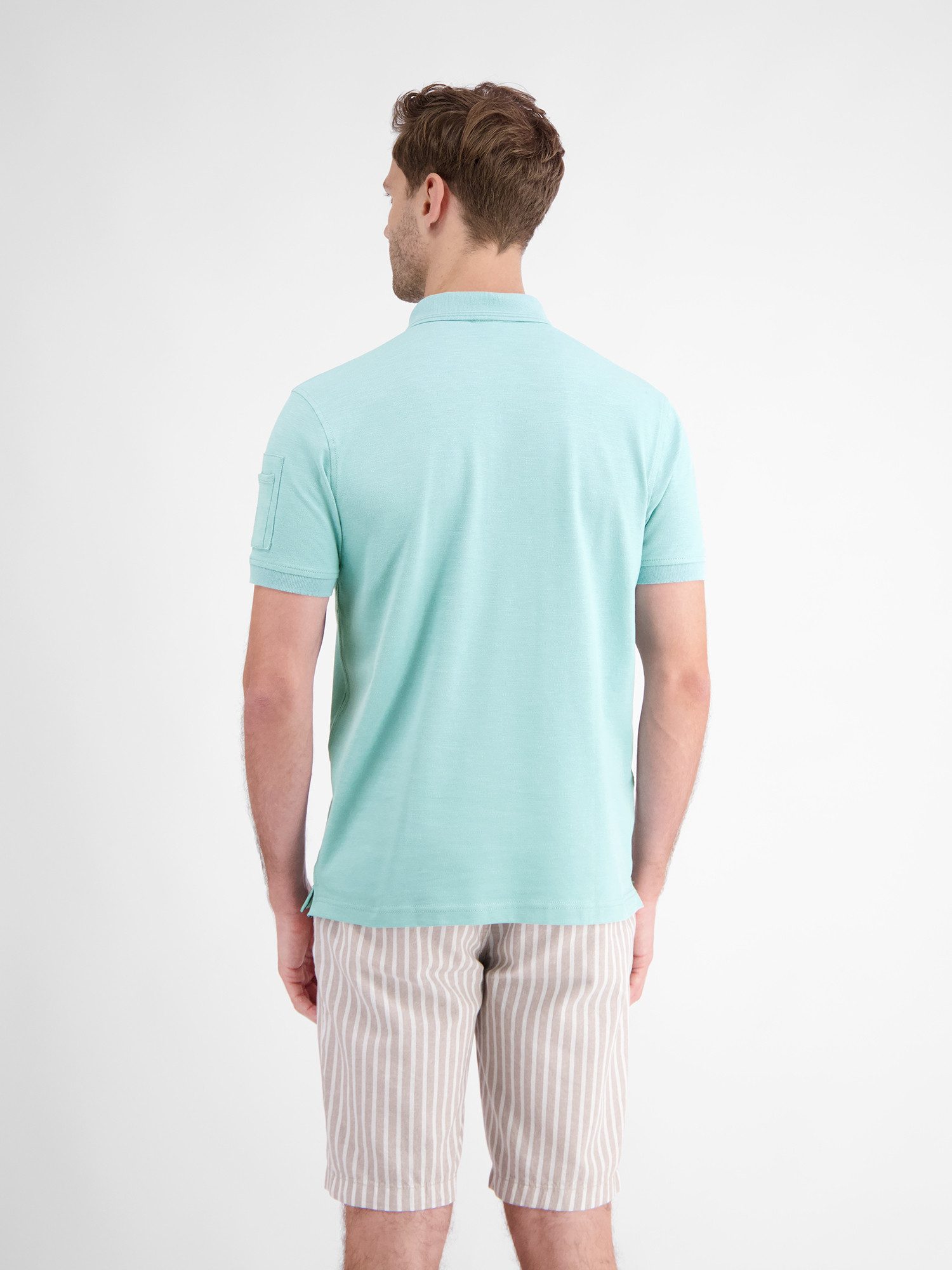 LERROS Poloshirt Unifarbenes Poloshirt