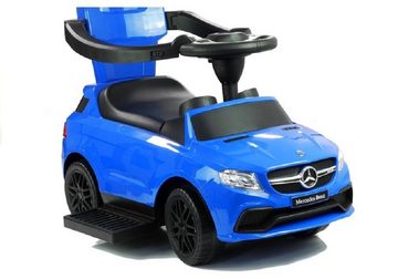 LeanTOYS Rutscher LEANToys Rutscherfahrzeug Mercedes mit Schiebestange Blau