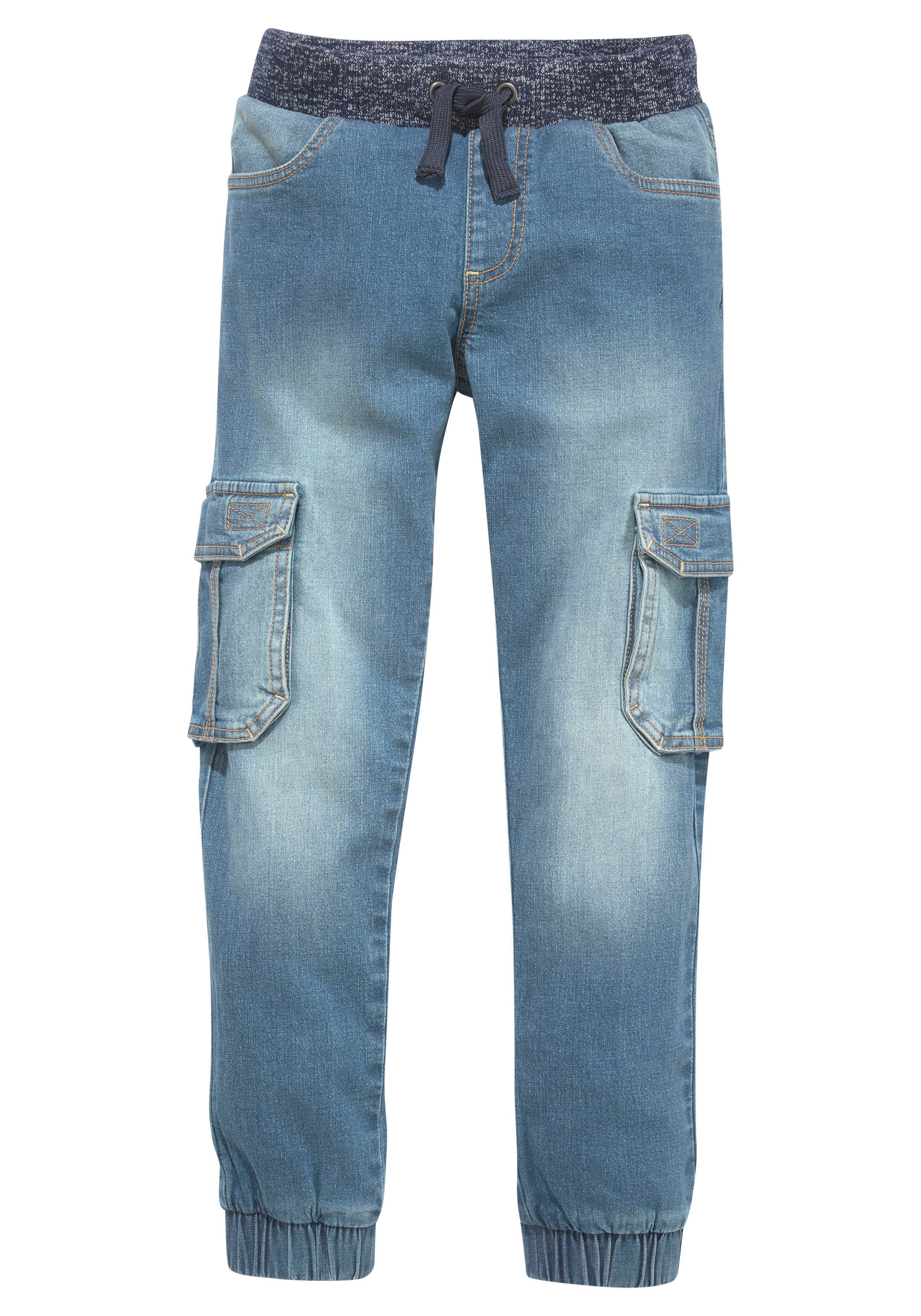 Arizona Cargojeans, Stretch-Jeans für Jungen gerades Bein, mit Bindeband und Gummizug, normale Taille. € 39,99, (€ 39,99 pro 1 Stk).