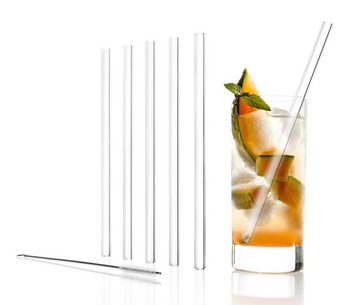 Stölzle Trinkhalme Bar Glastrinkhalme 15 cm 7er Set, (7-tlg)