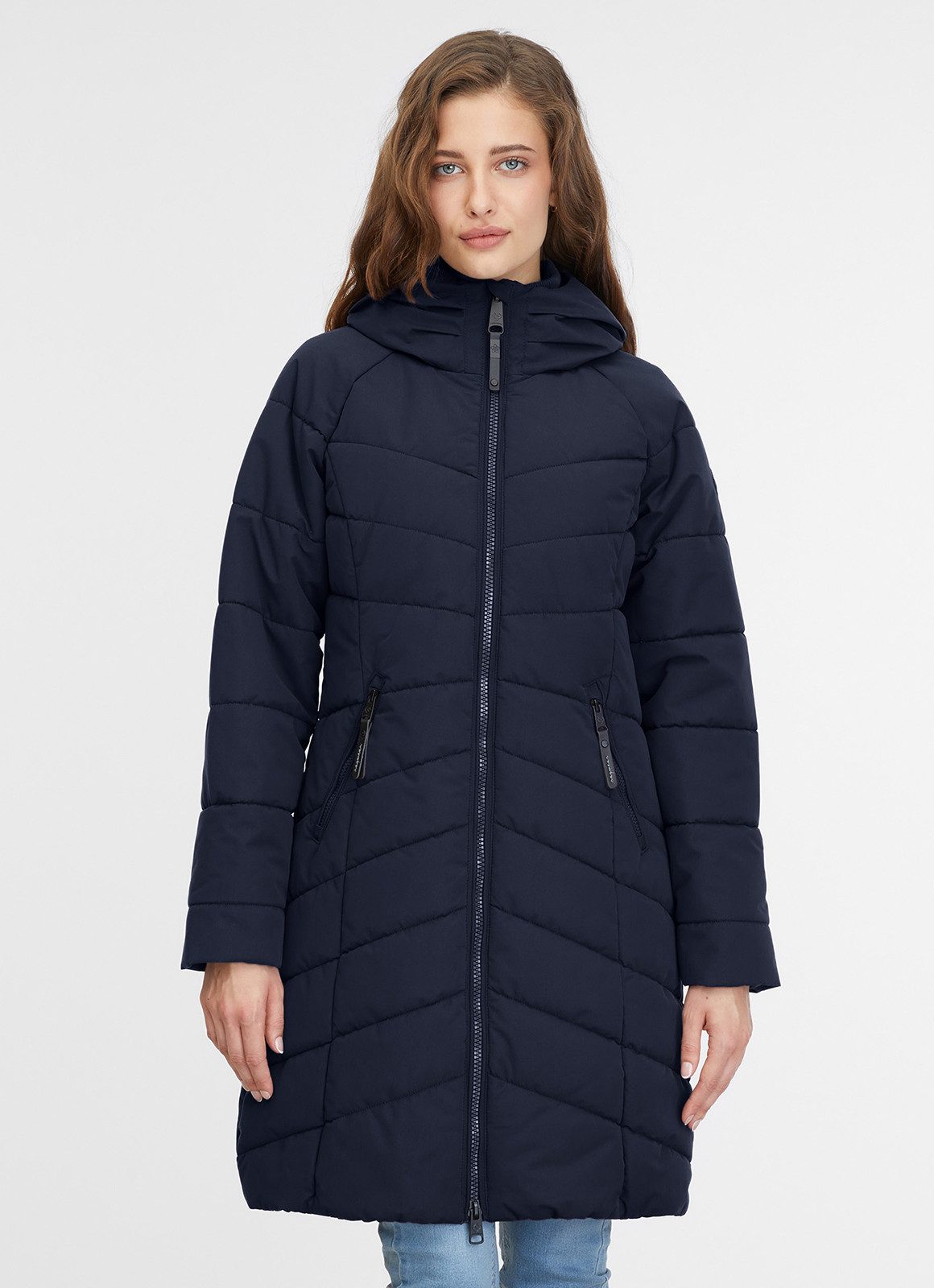 Ragwear Steppjacke DIZZIE COAT wasserabweisender Steppmantel günstig online kaufen