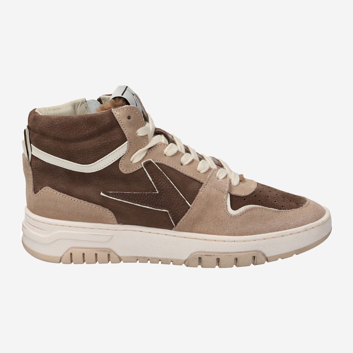 Archivio 22 STEP ONE MID #650, Sneaker in Beige kombiniert für Damen Sneaker