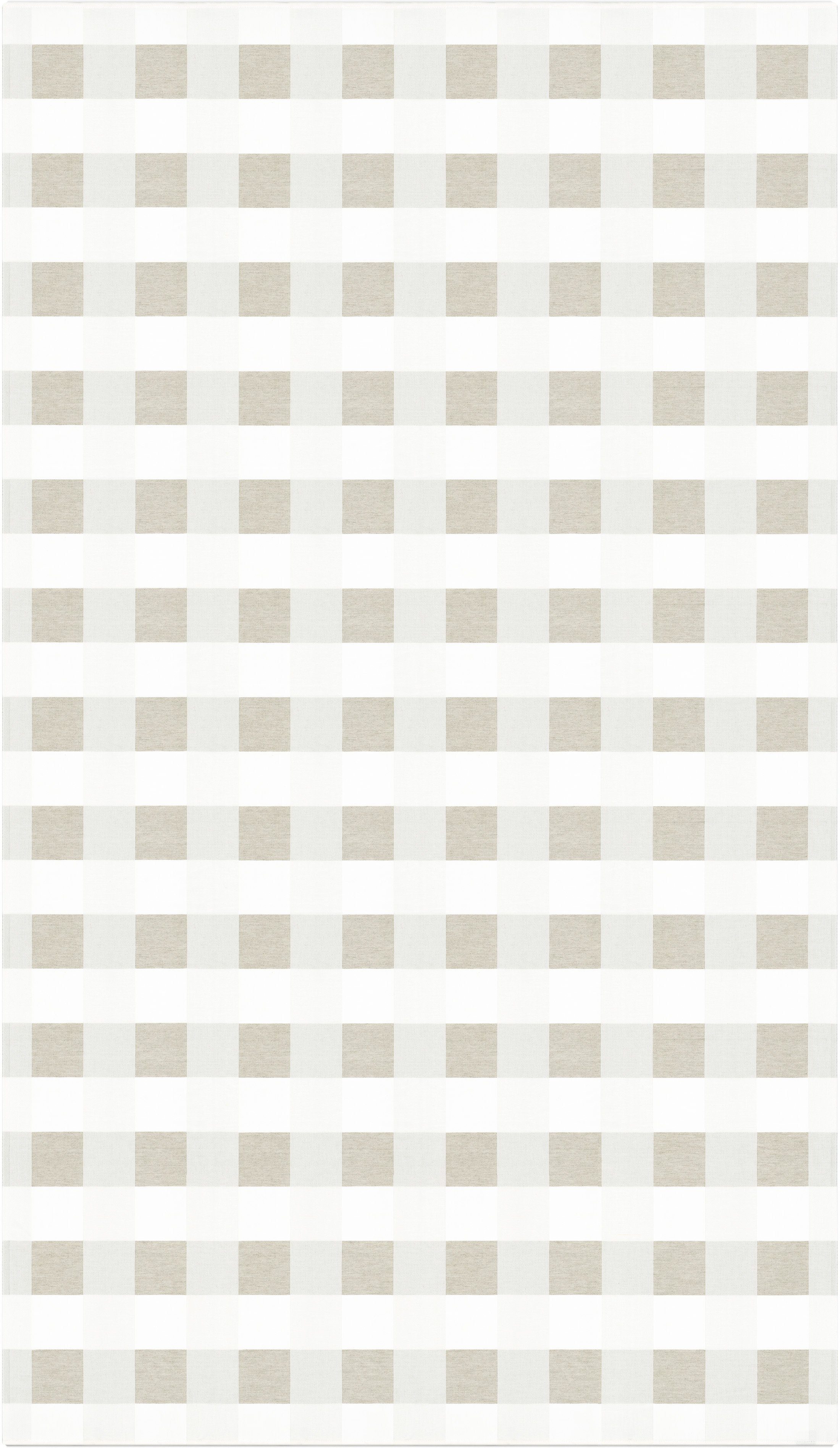 Ekelund Tischdecke Tischdecke Schack 080 150x210 cm, Pixel gewebt (6-farbig)
