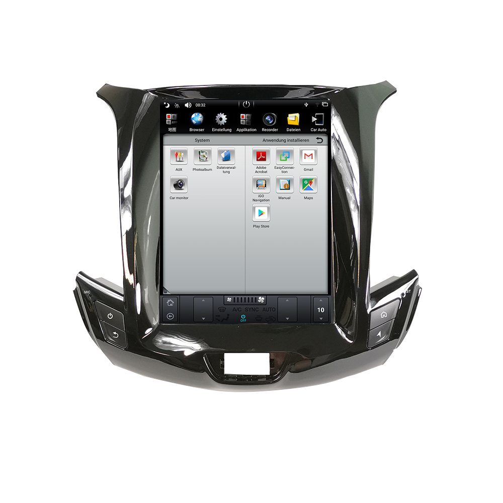 TAFFIO Für Chevrolet Cruze 10.4 Touchscreen Android Autoradio GPS USB  Einbau-Navigationsgerät, Für Chevrolet Cruze 10.4 Touchscreen Android  Autoradio GPS Navigation USB