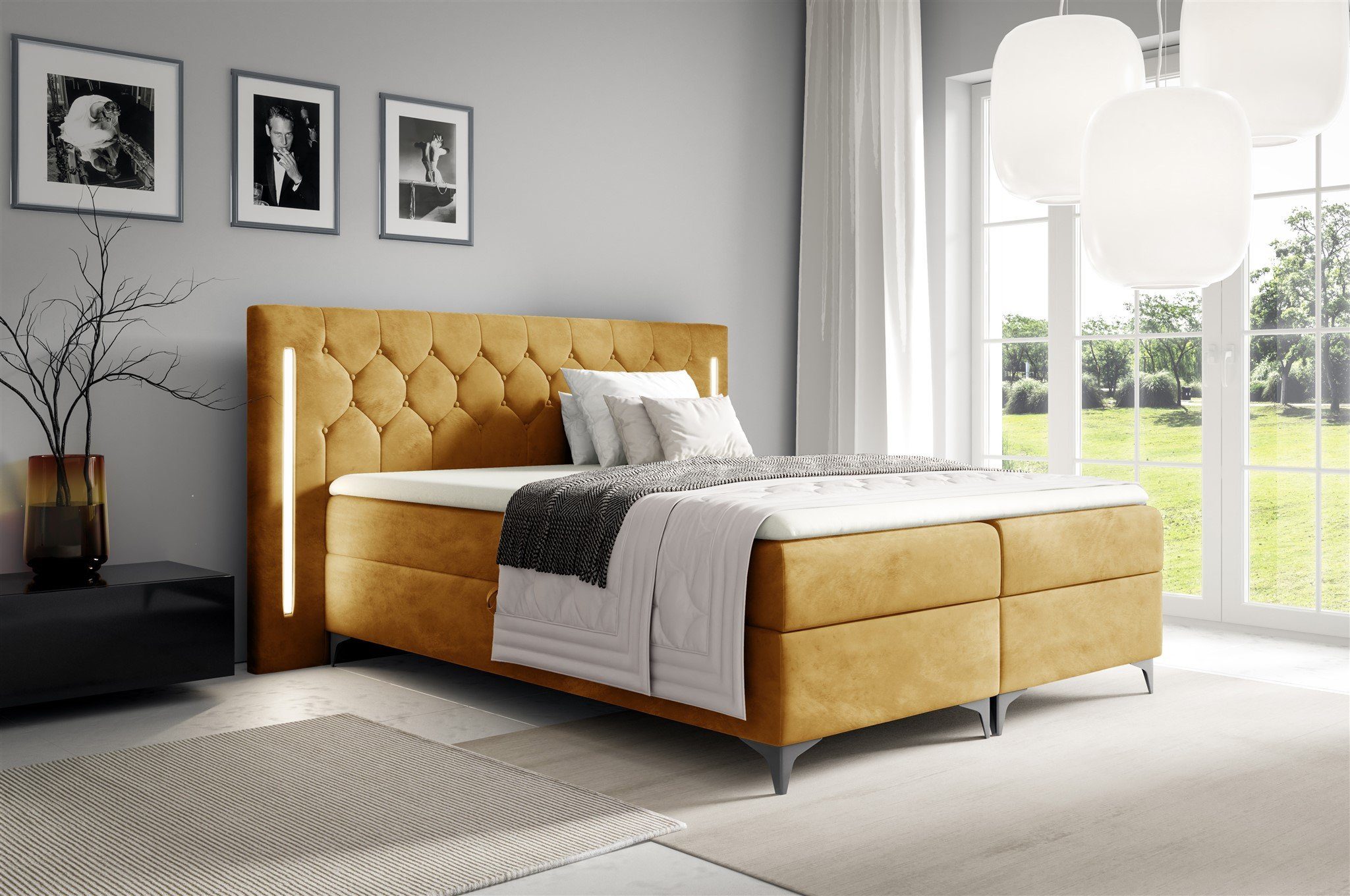 Fun Möbel Boxbett Schlafzimmerbett ELODIE in günstig online kaufen