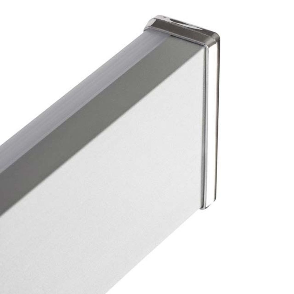 Licht-Trend Wandleuchte LED Spiegel Badleuchte Asto 90cm IP44 970lm 4000K Chrom, Alu-Gebürstet, Neutralweiß