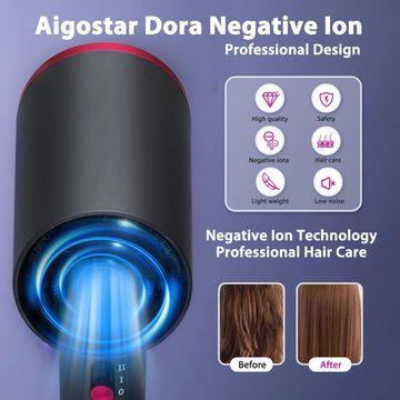 Aigostar Haartrockner mit Negative Ion Technologie 2 Geschwindigkeiten, 2 Heiz- & Kaltstufen, 2200,00 W, Leichter Tragbarer Haartrockner für Zuhause, Salon & Studentenwohnheim