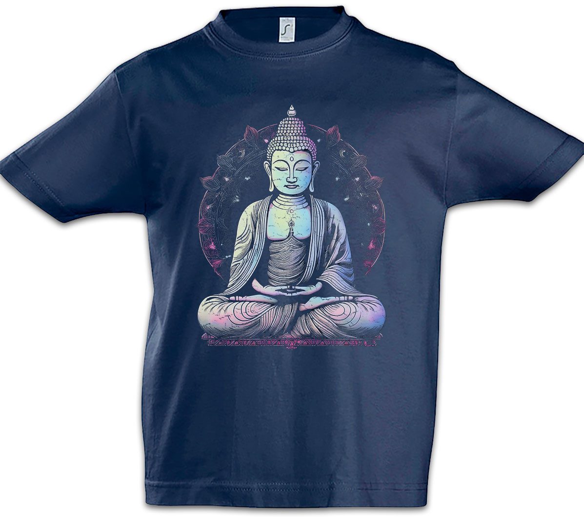 Print-Shirt Thai Buddha B Kinder T-Shirt Thailand Thainländisch Muay Bankog