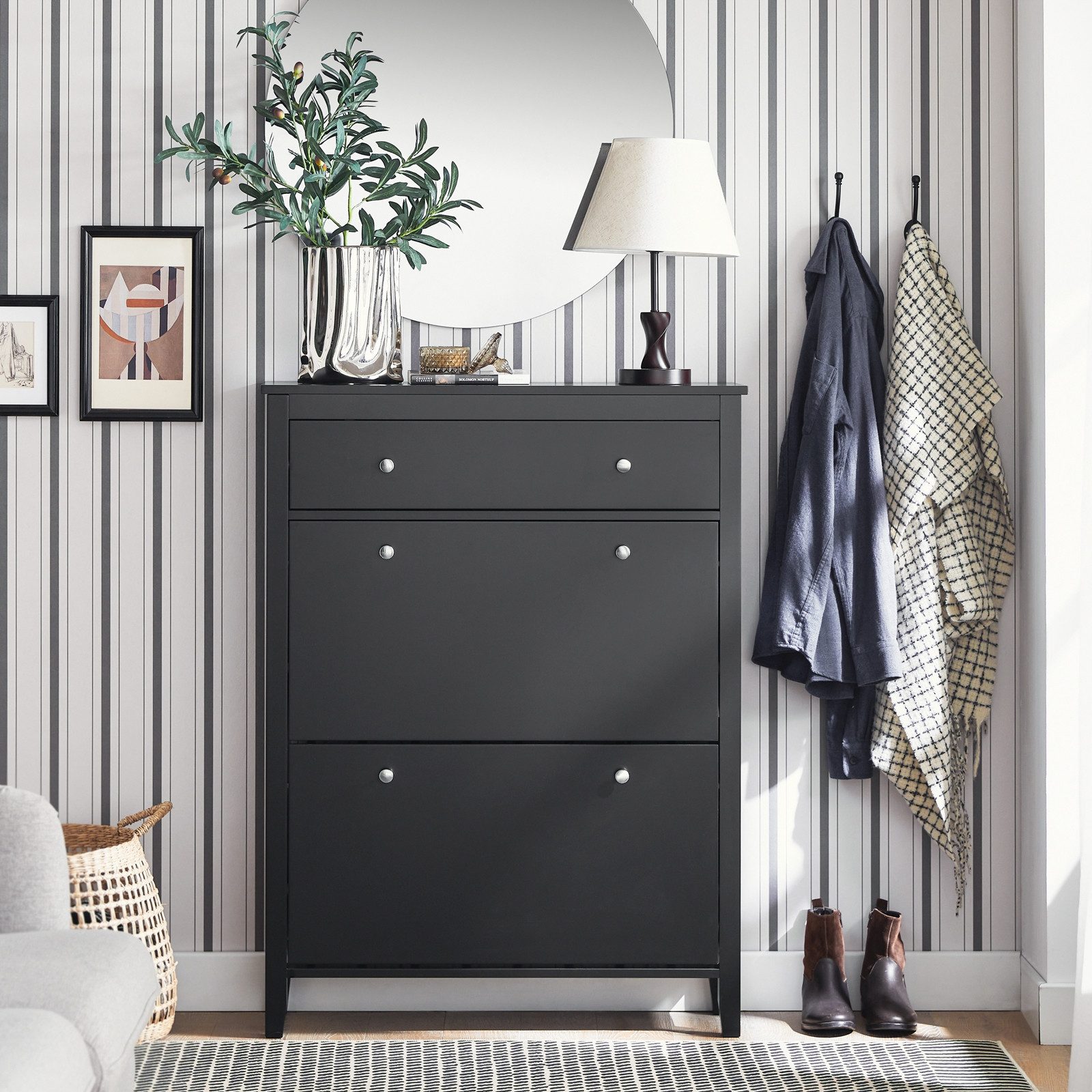 SoBuy Schuhschrank FSR89 mit 2 Klappen günstig online kaufen