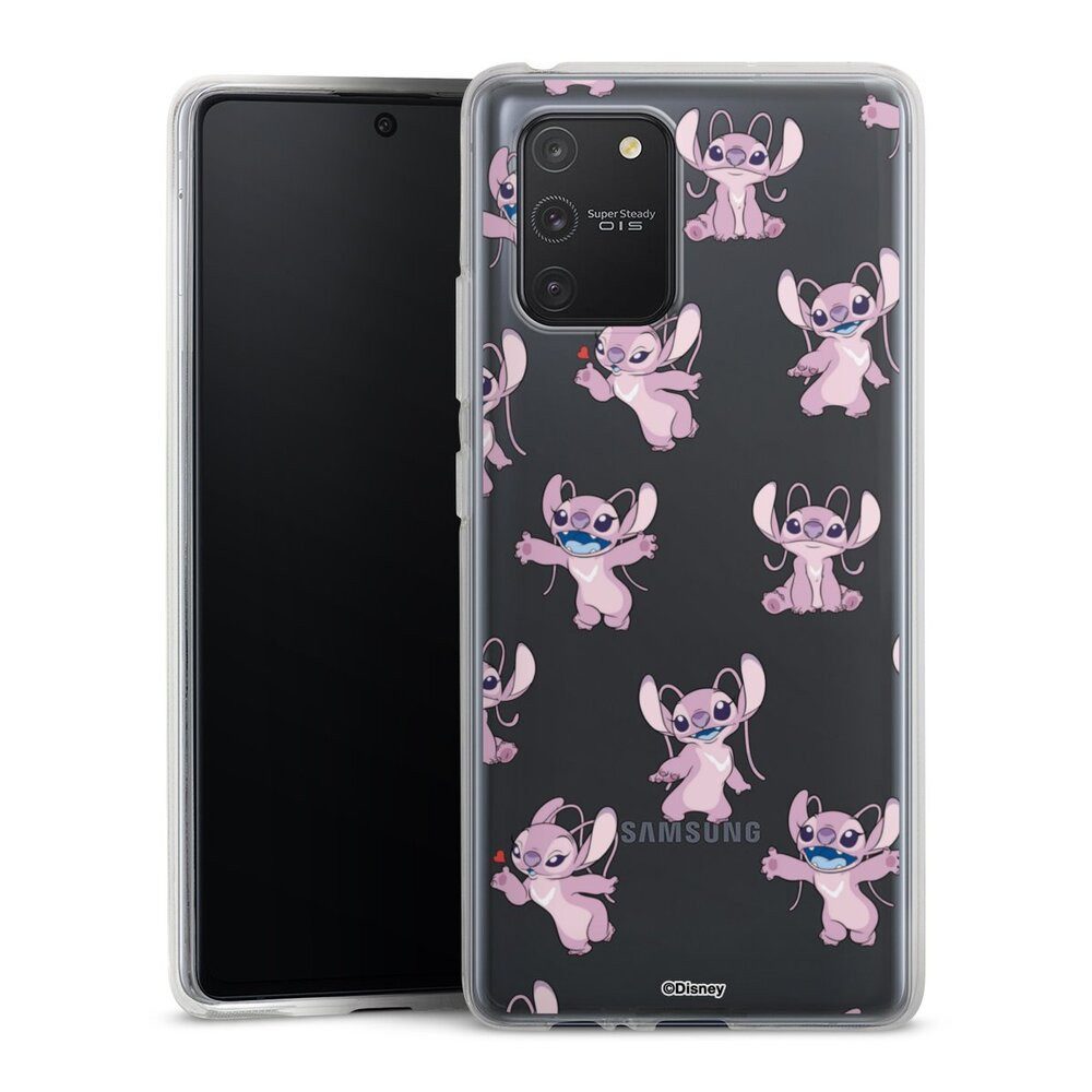 DeinDesign Handyhülle Lilo & Stitch Engel Disney Angel Faces Pattern Transparent, Samsung Galaxy S10 Lite Silikon Hülle Bumper Case Handy Schutzhülle