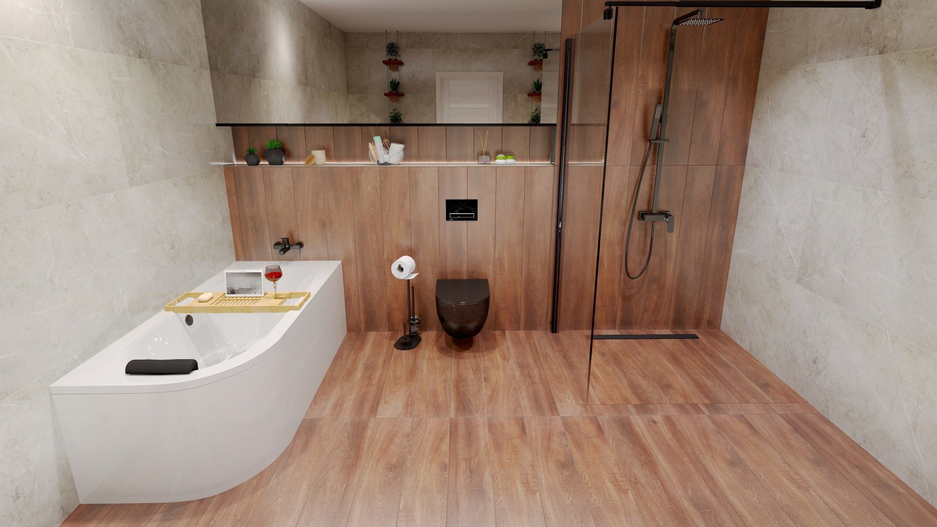 KOLMAN Badewanne Eckwanne AVITA 150x75 Links mit AcrylSchürze + Kopfstütze – Bild 4 von 5