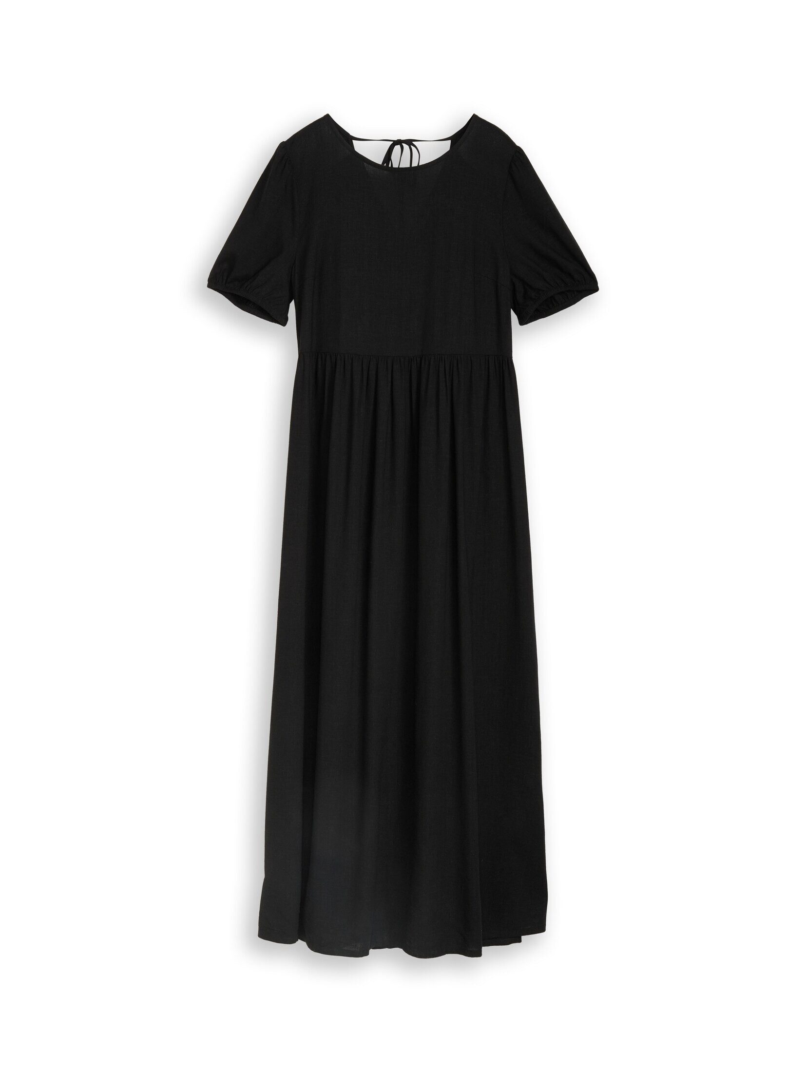 TOM TAILOR Denim Midikleid Kleider & Jumpsuits Midi-Kleid mit Leinenanteil