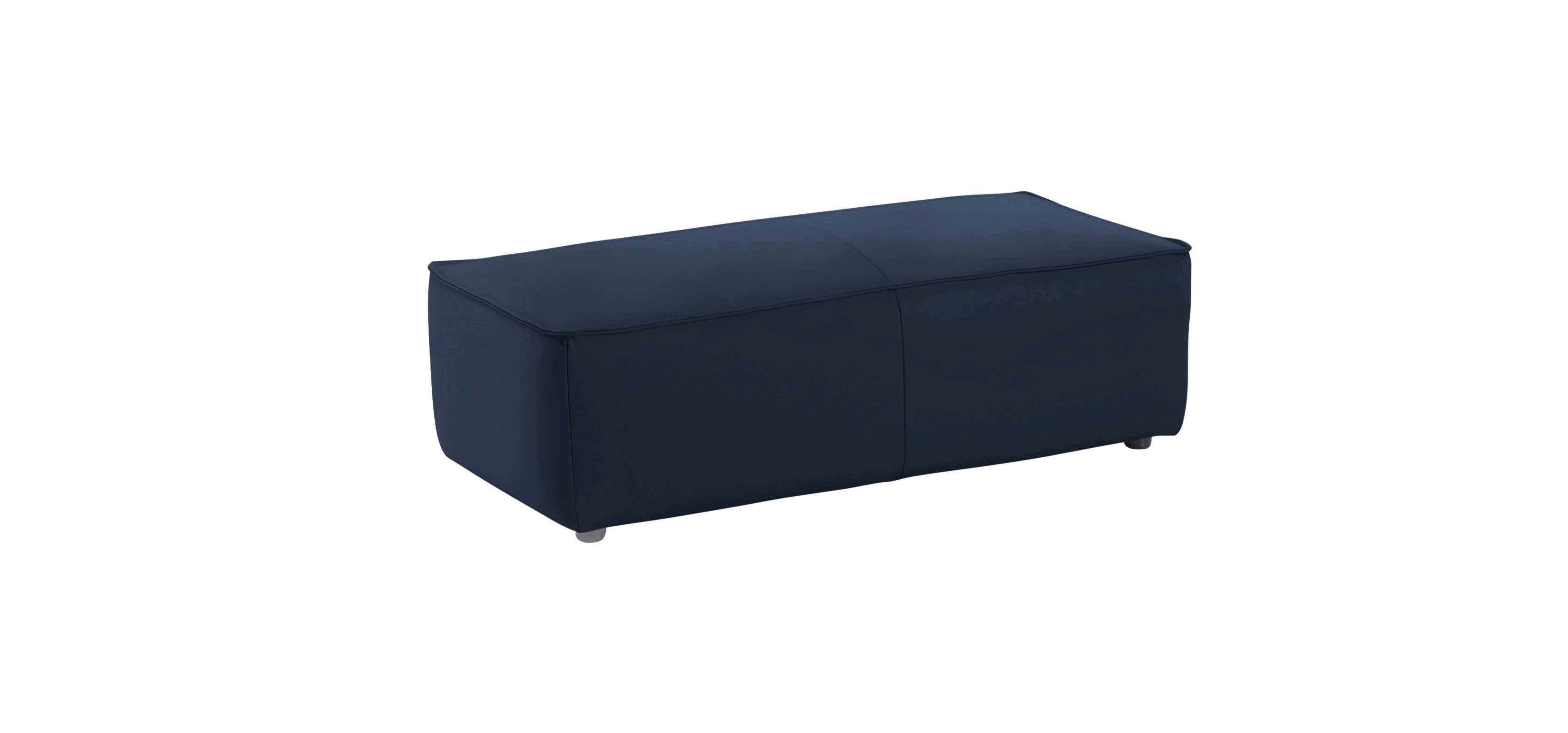 Ecksofa around-the-block, Hocker, W.SCHILLIG inklusive Biese, mit Federkern Spar-Set, eleganter mit