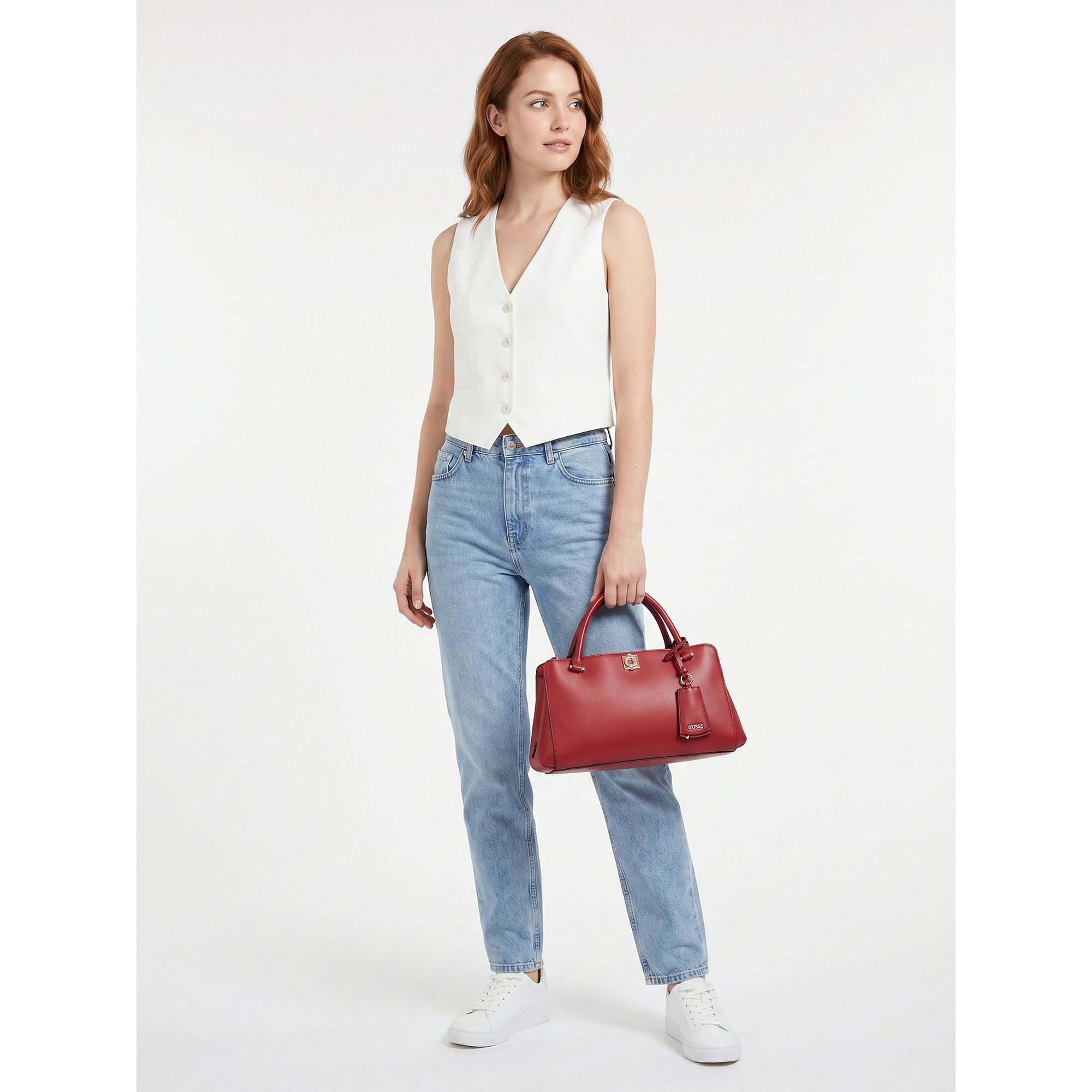 Guess Henkeltasche Audrey, Polyurethan