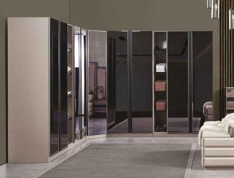 JVmoebel Eckkleiderschrank Begehbare Schränke konfigurieren Schlafzimmer Schrank Loft Möbel (1-St., 1x Kleiderschrank) Made in Europa