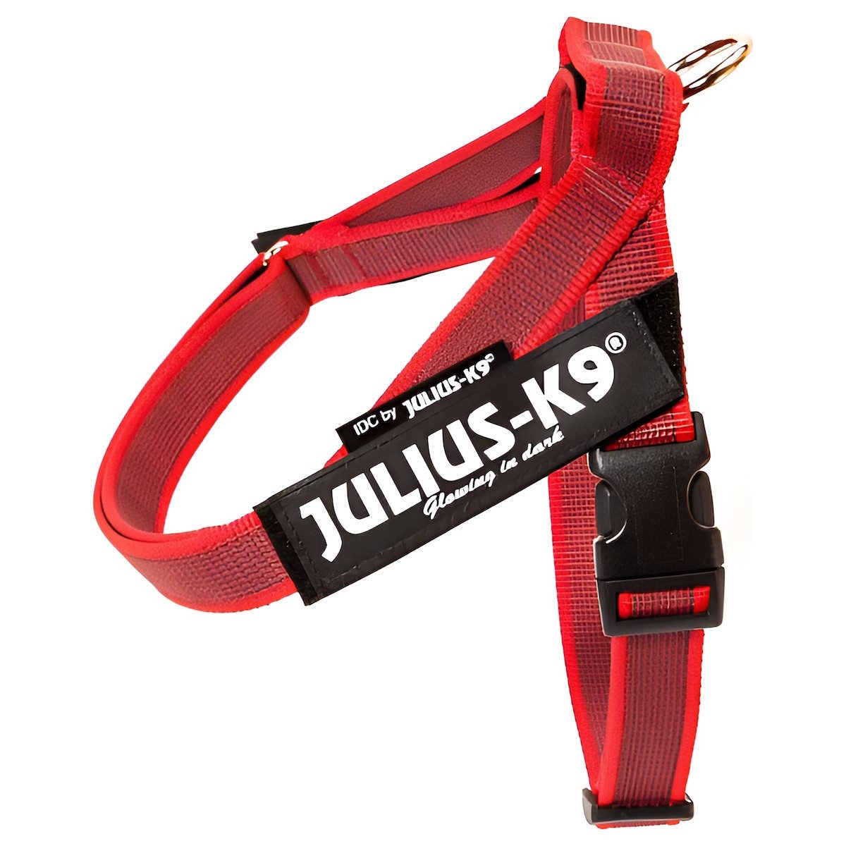 Julius-K9 Hunde-Powergeschirr Gurtbandgeschirr rot