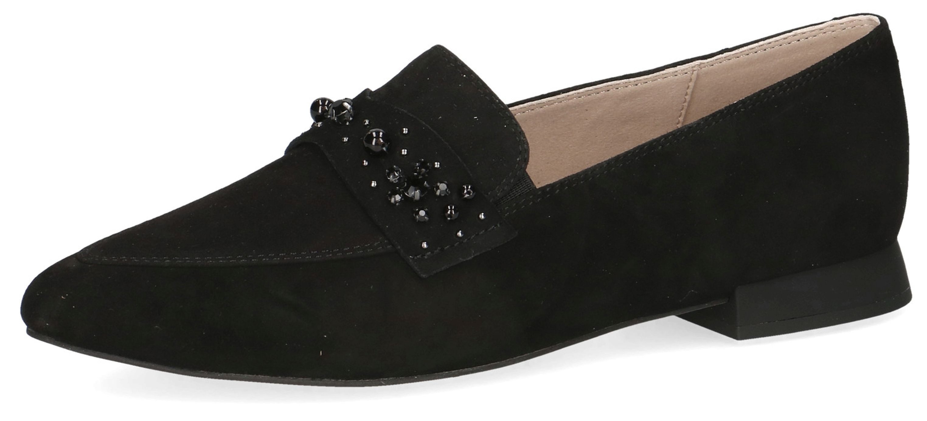 9-24203-42 004 Black Suede Mokassin