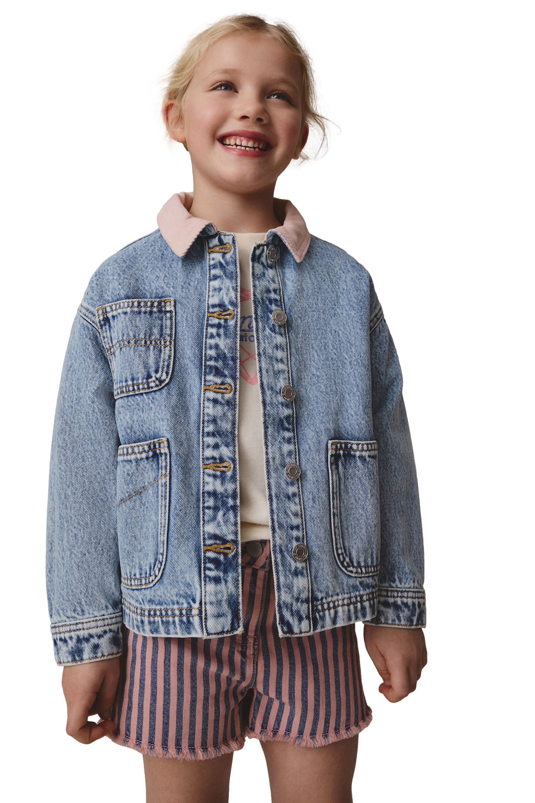 Next Hemdjacke Hemdjacke mit Kragen (1-St)