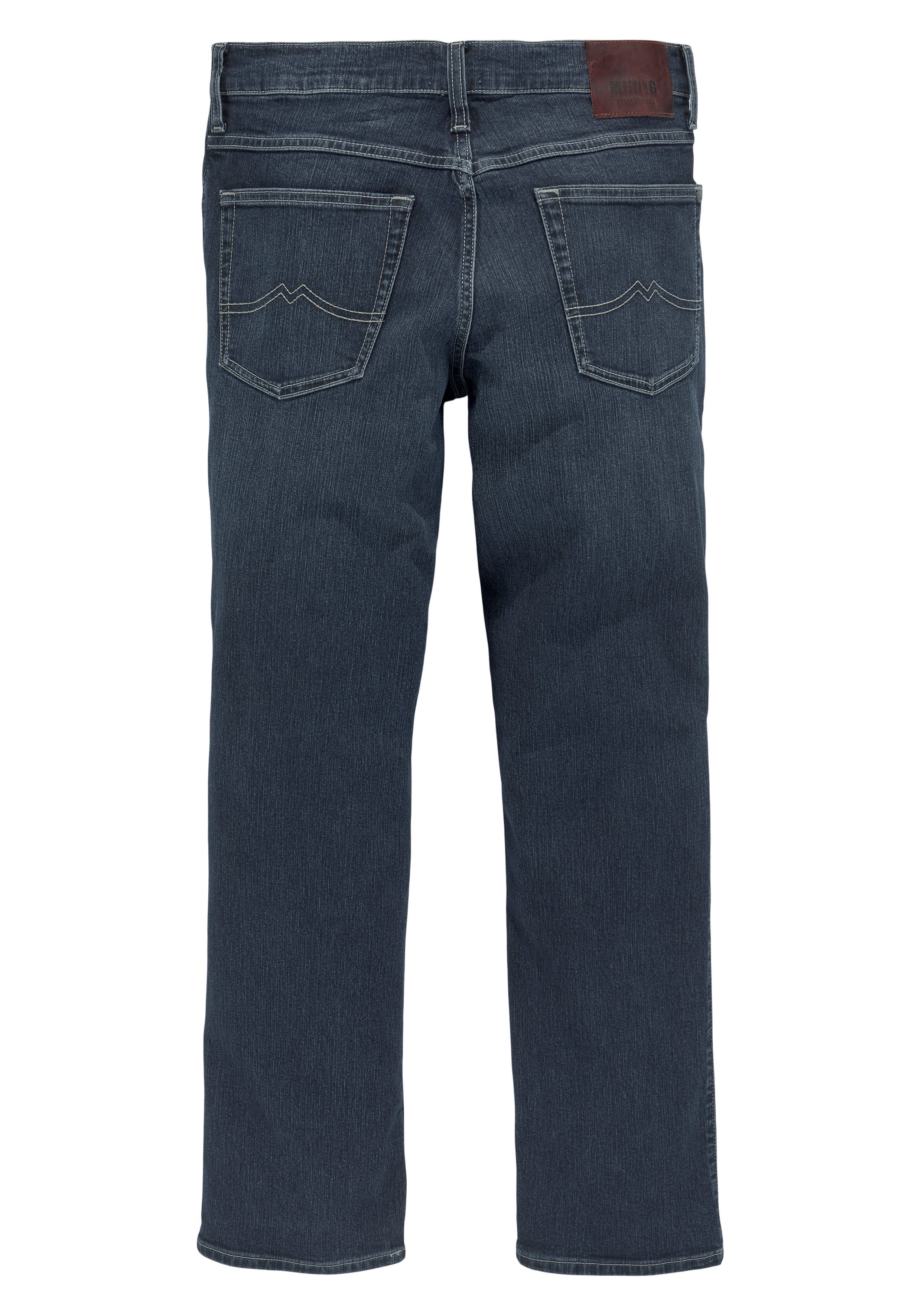 dark MUSTANG Straight 5-Pocket-Jeans Style Tramper