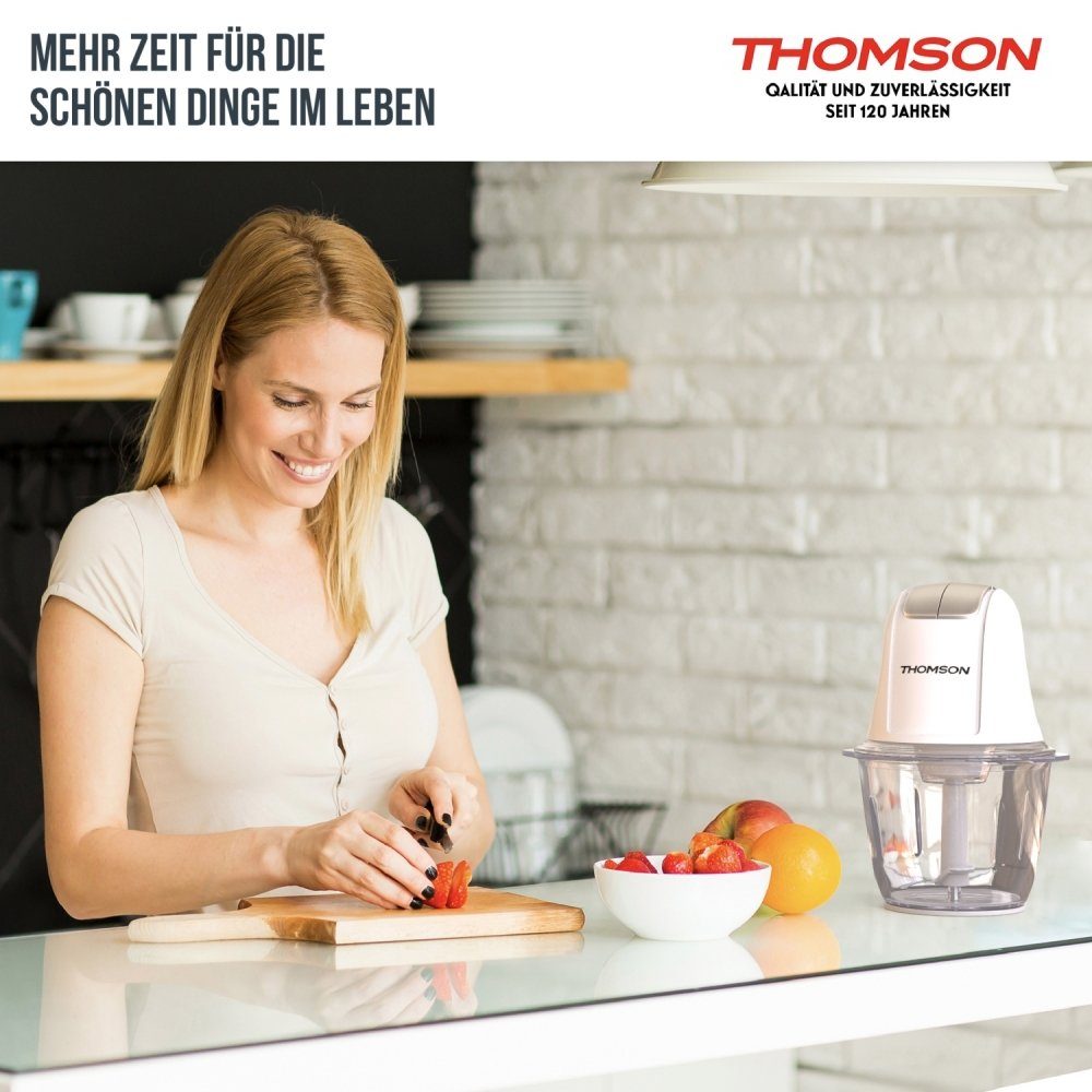 Thomson Kompakt-Küchenmaschine THOMSON THMG936 Mini-Zerkleinerer, 300 W