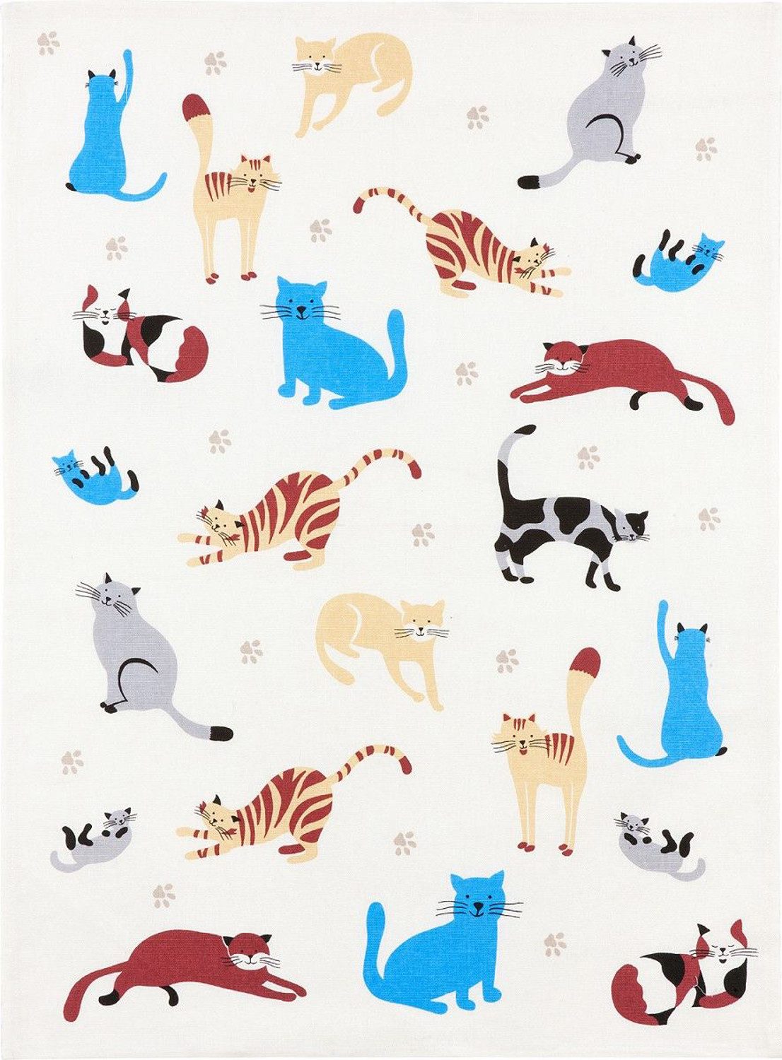 Kracht Geschirrtuch Katzenpfoten, (3-tlg., 3-teilig), 3er Pack Geschirrtüch günstig online kaufen