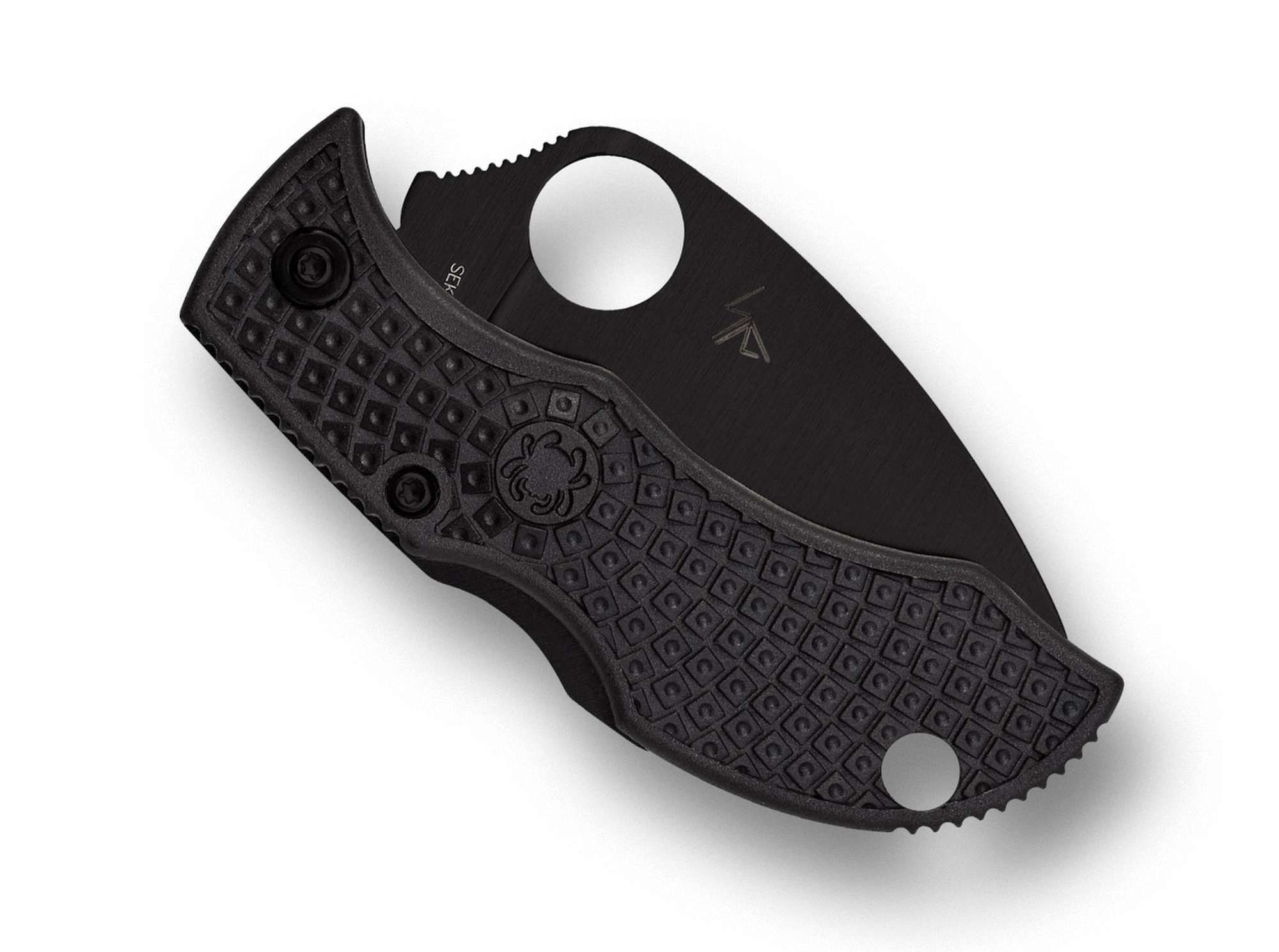 Spyderco Taschenmesser Spyderco Manbug Wharncliffe Lightweight All Black